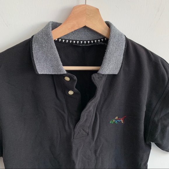 Greg Norman - Golf Polo Shirt Shirt Sleeve - Black - Picture 2 of 5